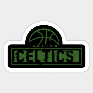 celtics vintage Sticker